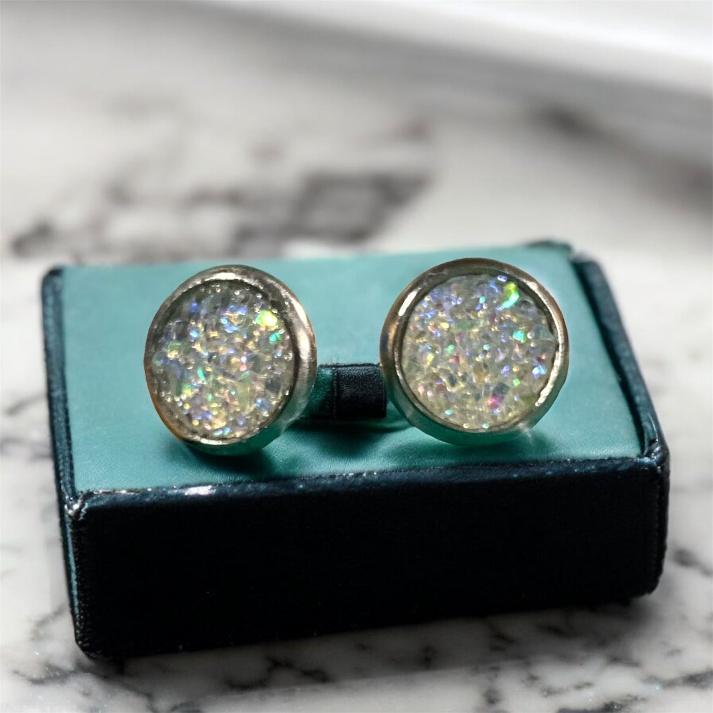 Druzy crystal earrings