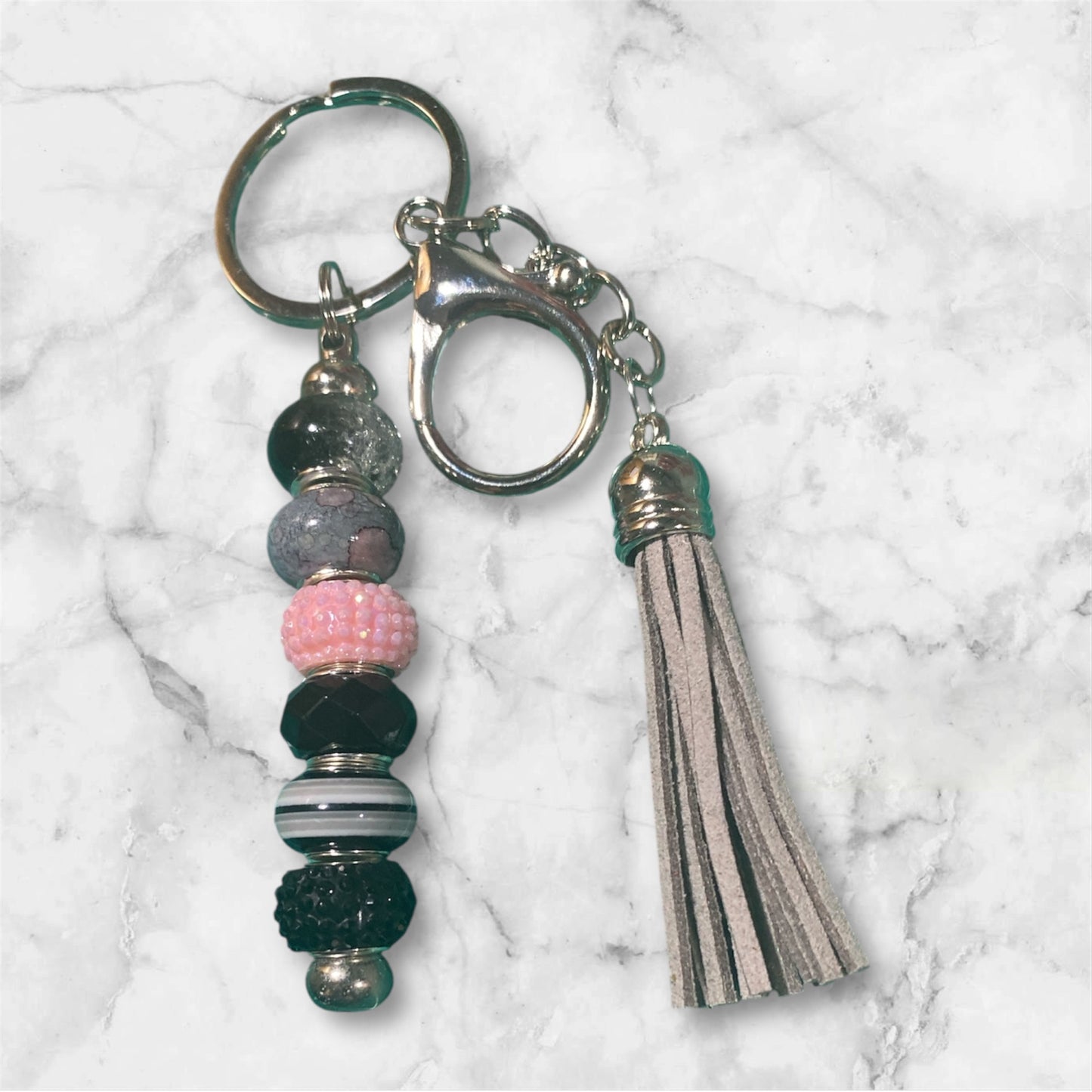 Beaded keychain