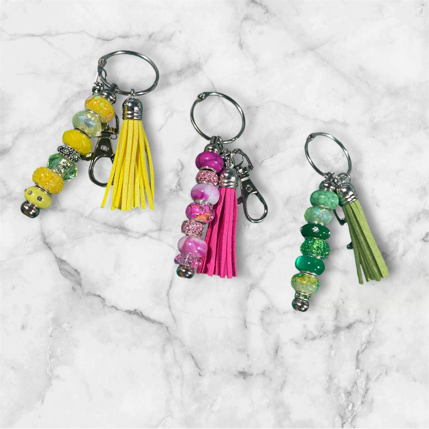 Beaded keychains￼