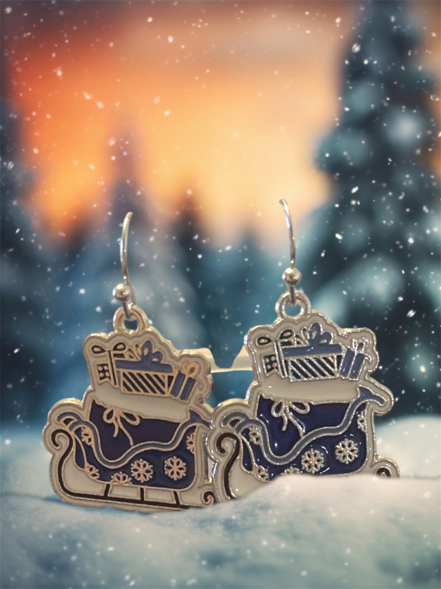 Christmas earrings ￼