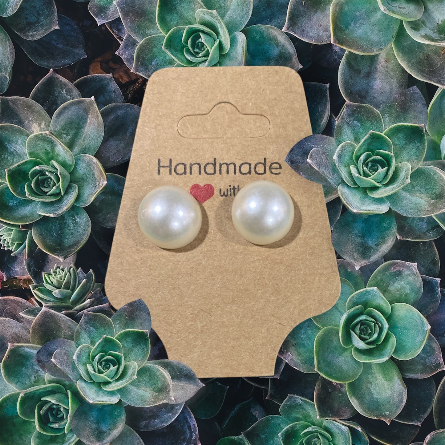 Pearl earrings