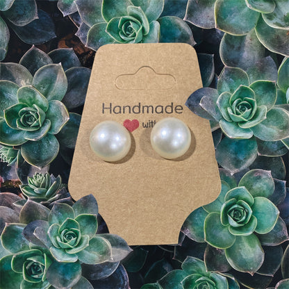 Pearl earrings