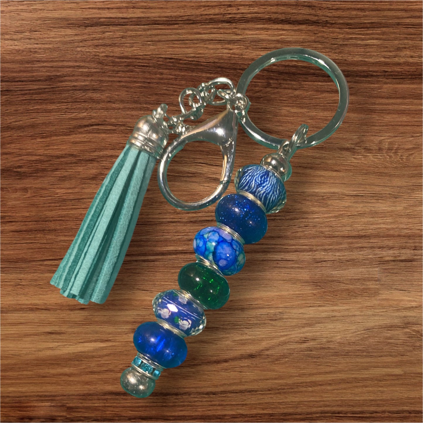 Beaded keychain