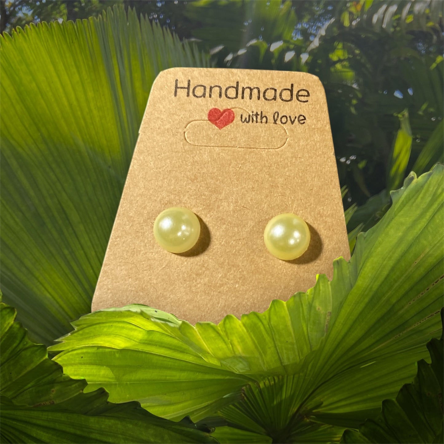 Pearl earrings