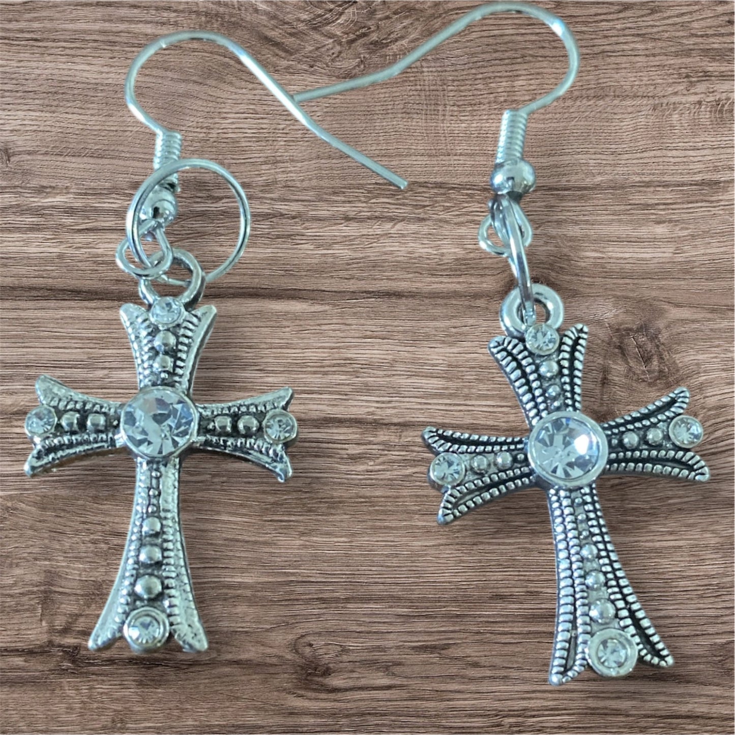Cross earrings
