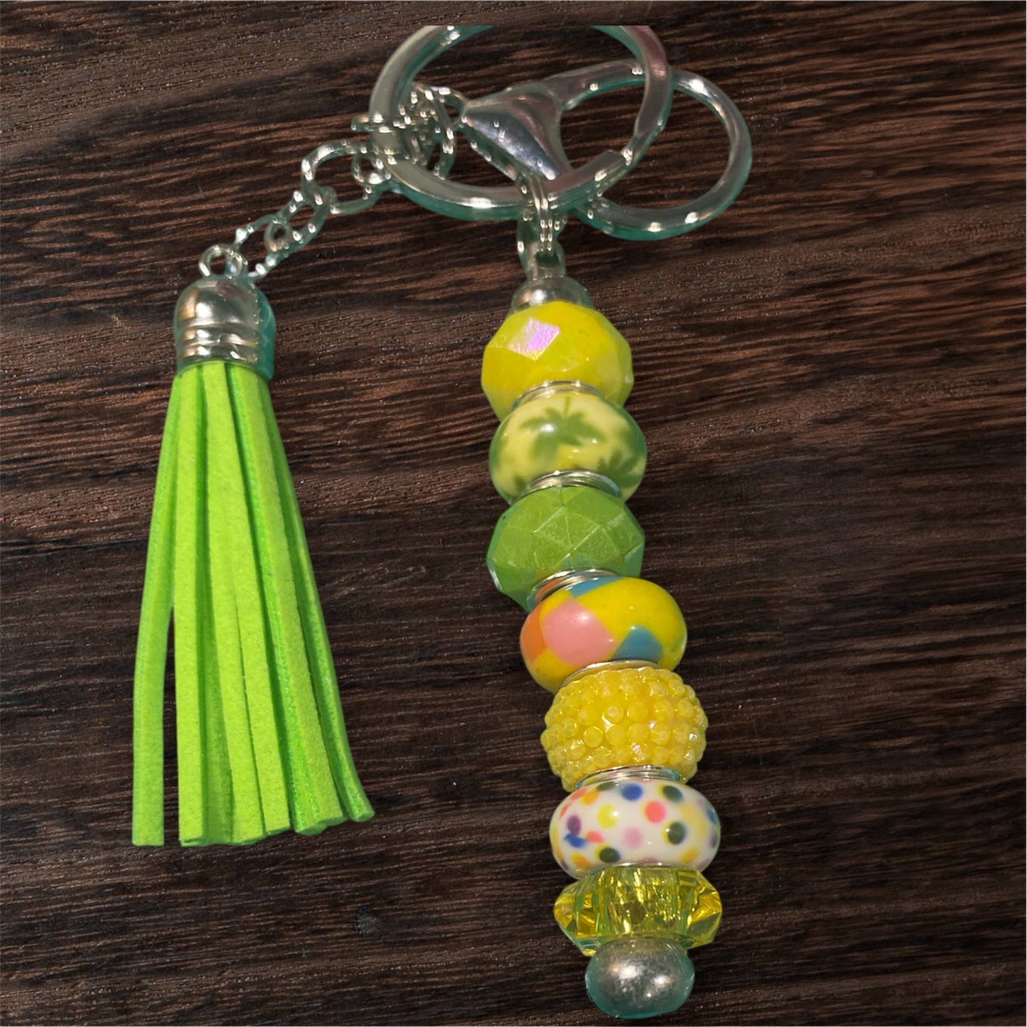 Beaded keychain