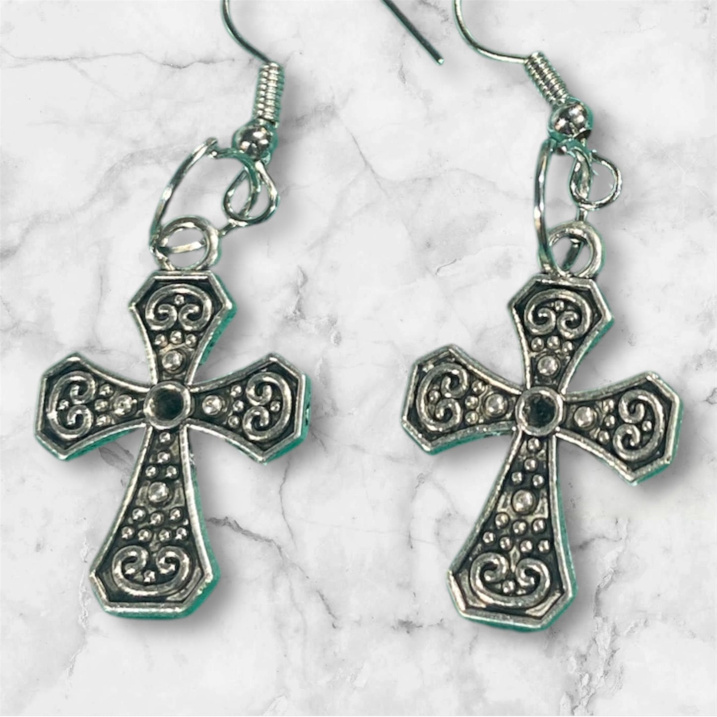 Cross earrings