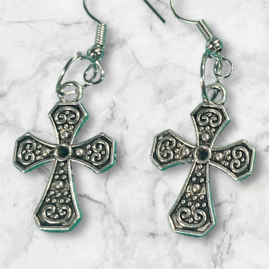 Cross earrings