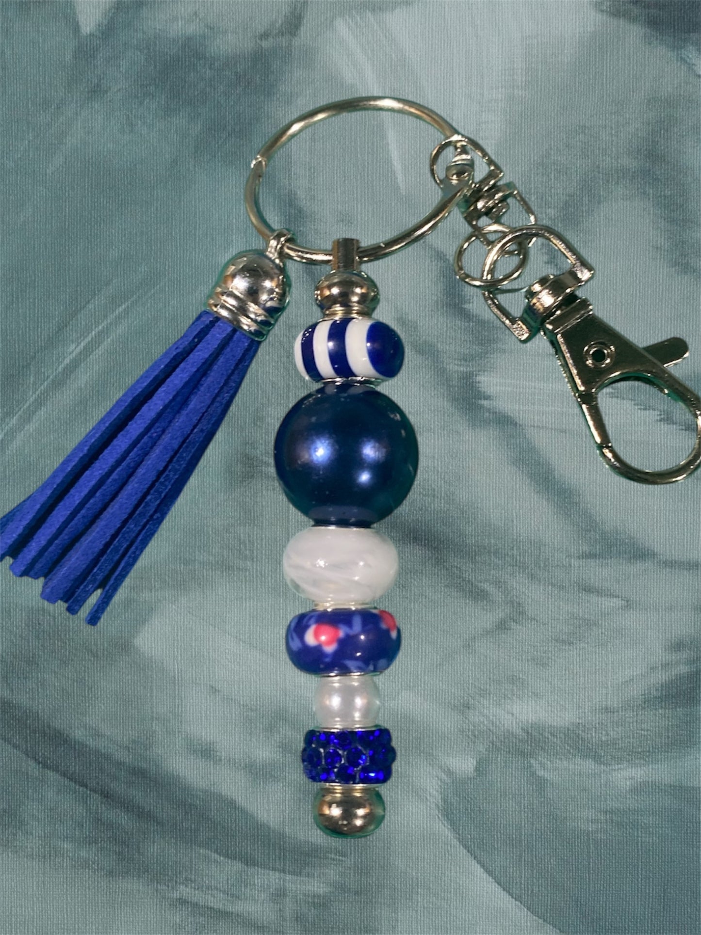 Beaded keychain