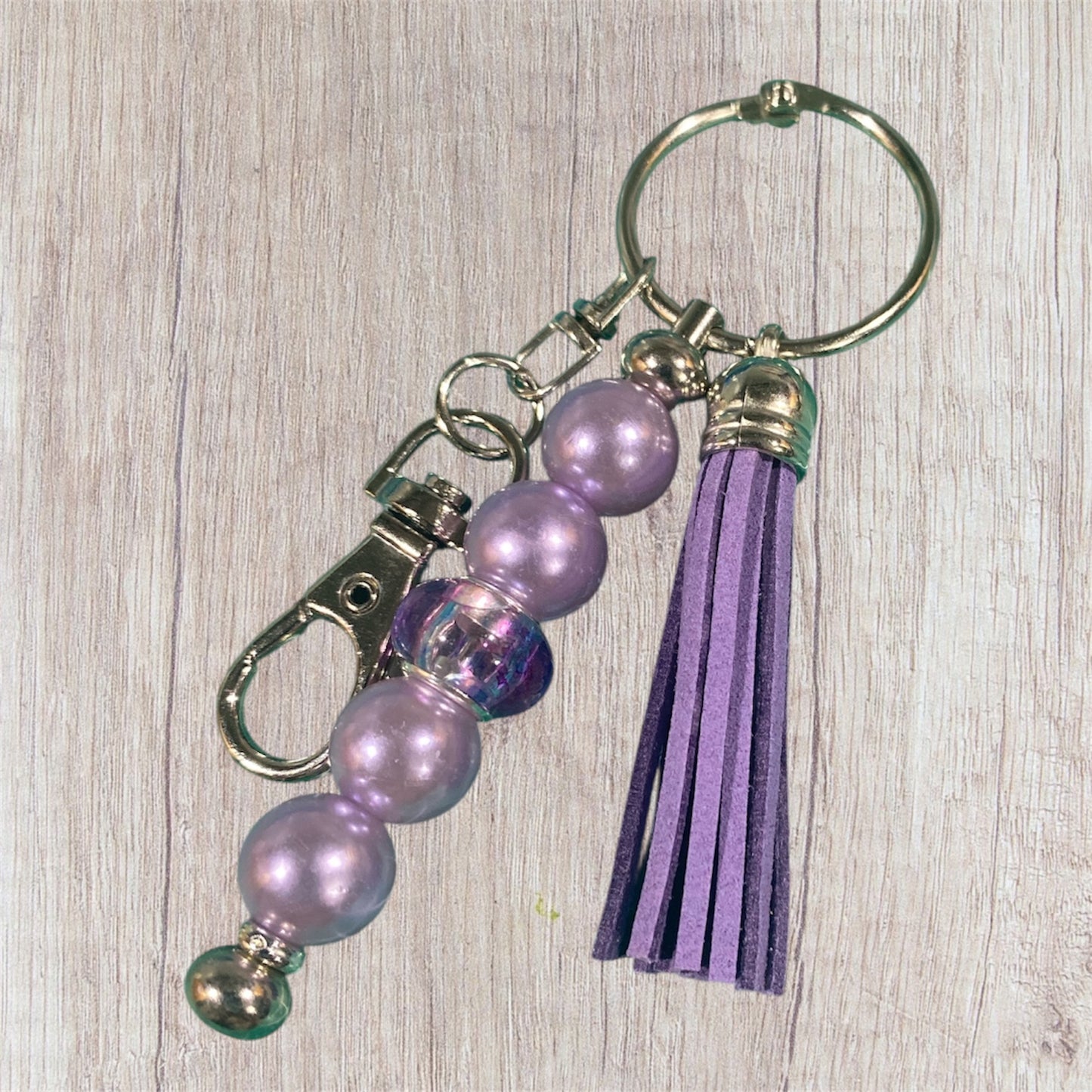 Beaded keychain