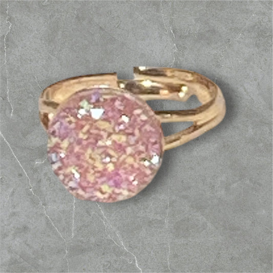 Druzy crystal Rings