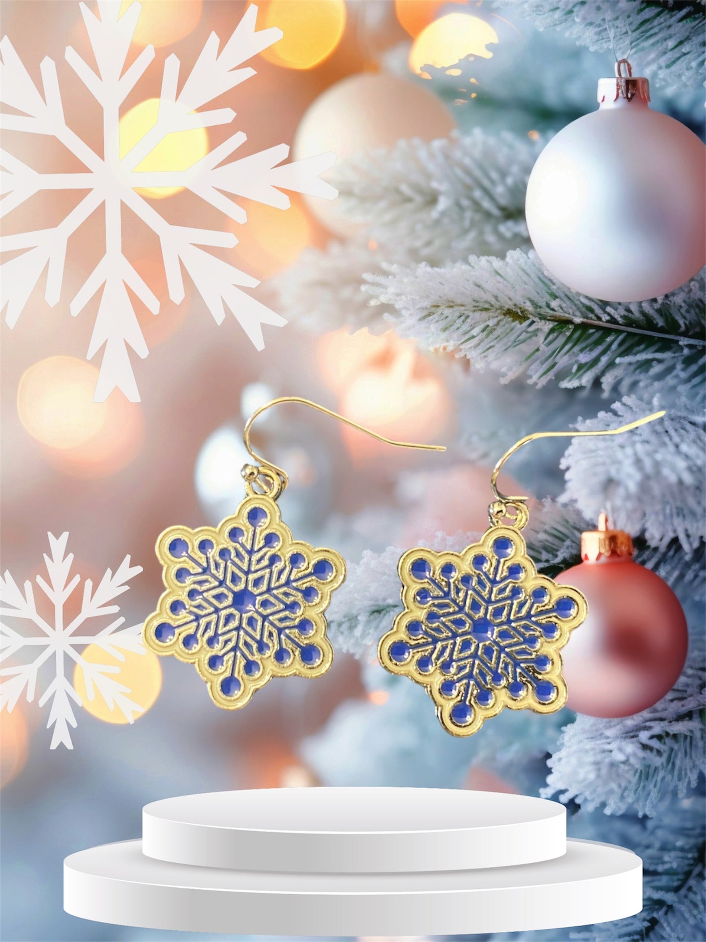 Christmas earrings