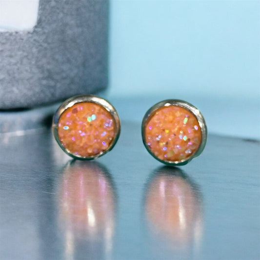 Druzy crystal earrings