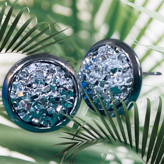 Druzy crystal earrings