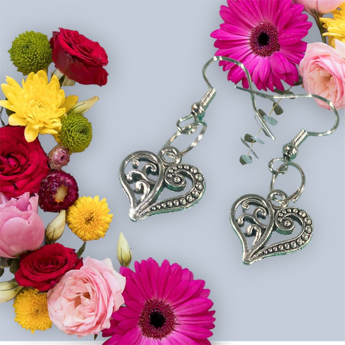Heart earrings