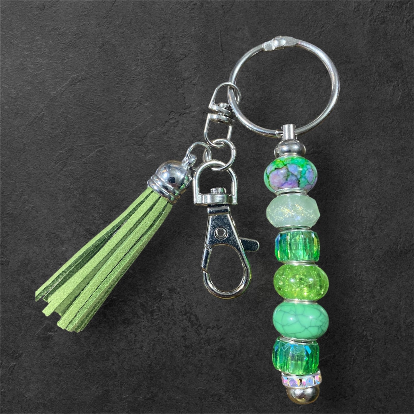 Beaded keychain