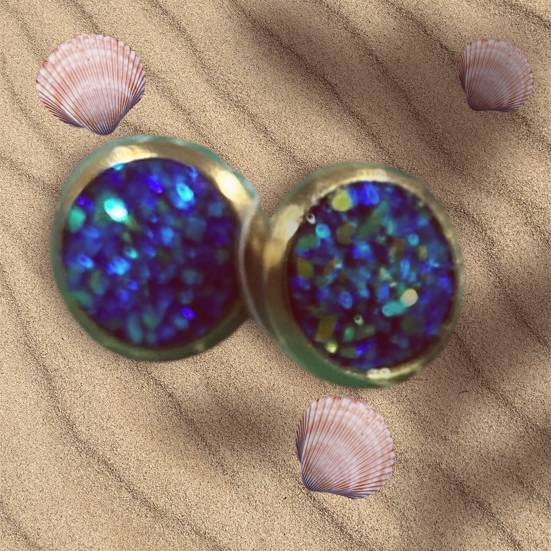 Druzy crystal earrings