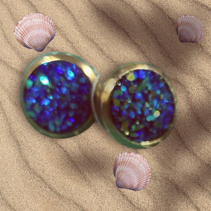 Druzy crystal earrings
