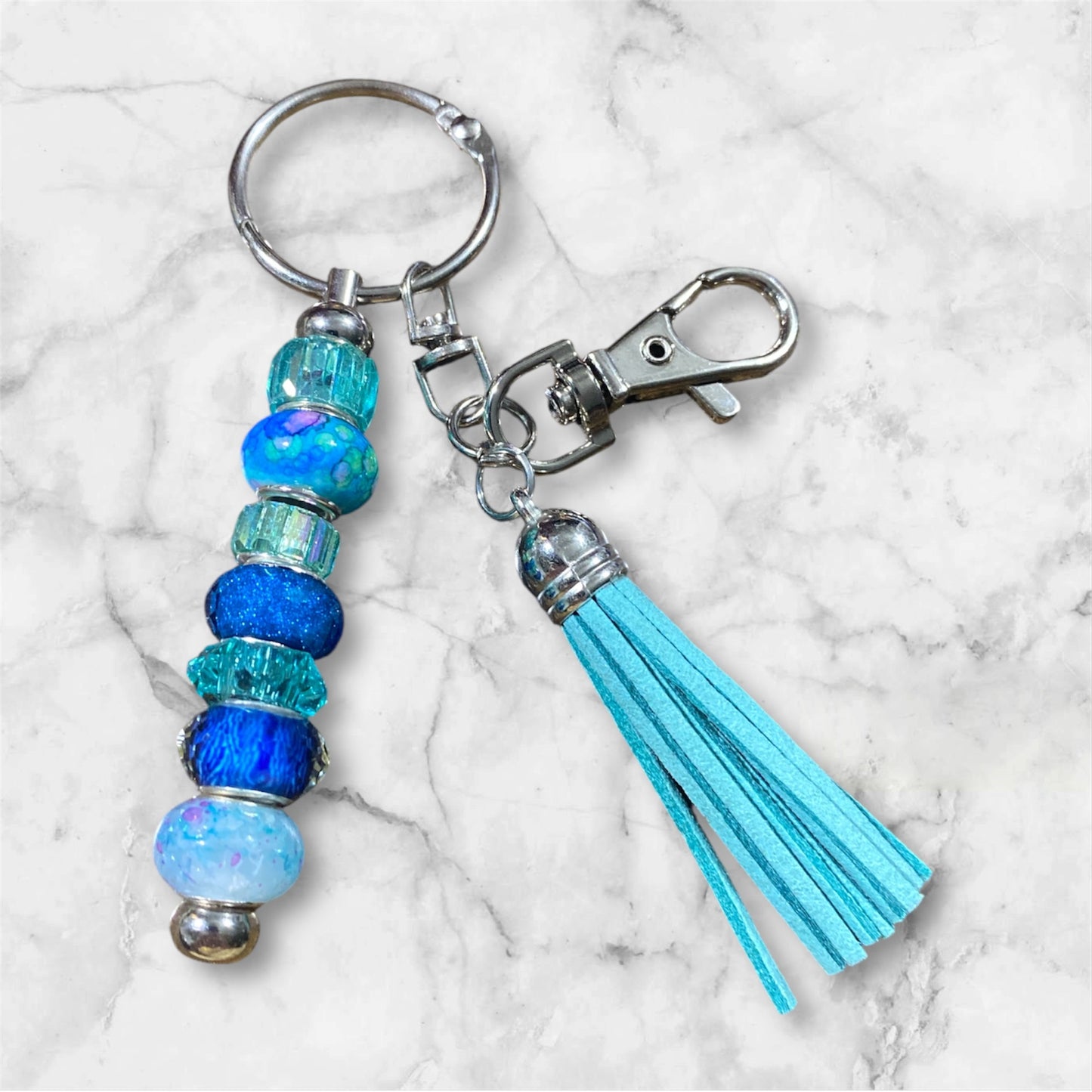 Beaded keychain
