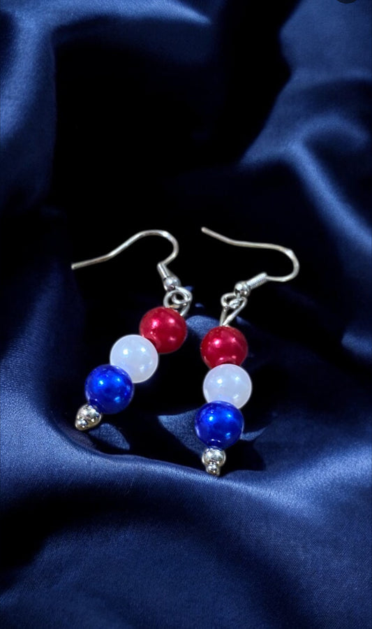Patriotic earrings