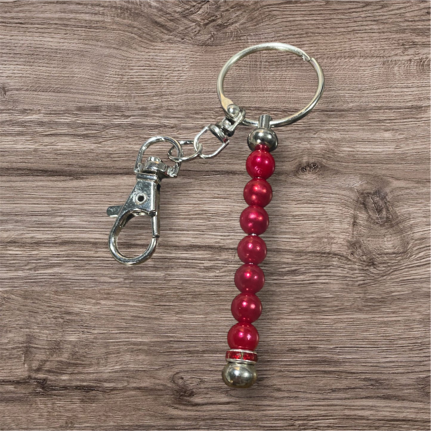 Beaded keychain