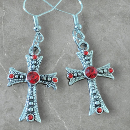 Cross earrings