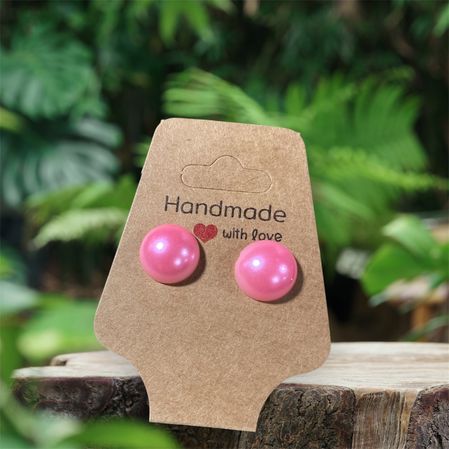 Pearl earrings