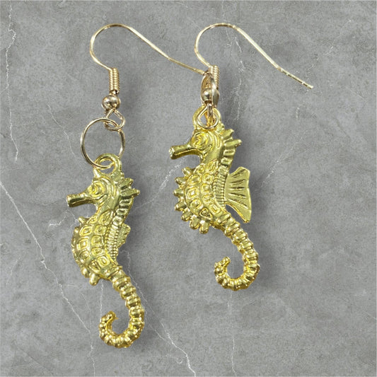 Seahorse earrings