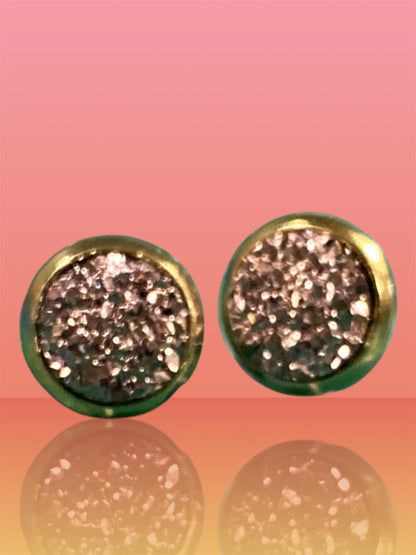 Druzy crystal earrings