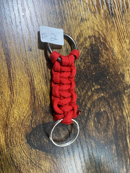 Paracord keychains