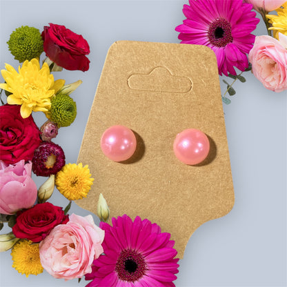 Pearl earrings