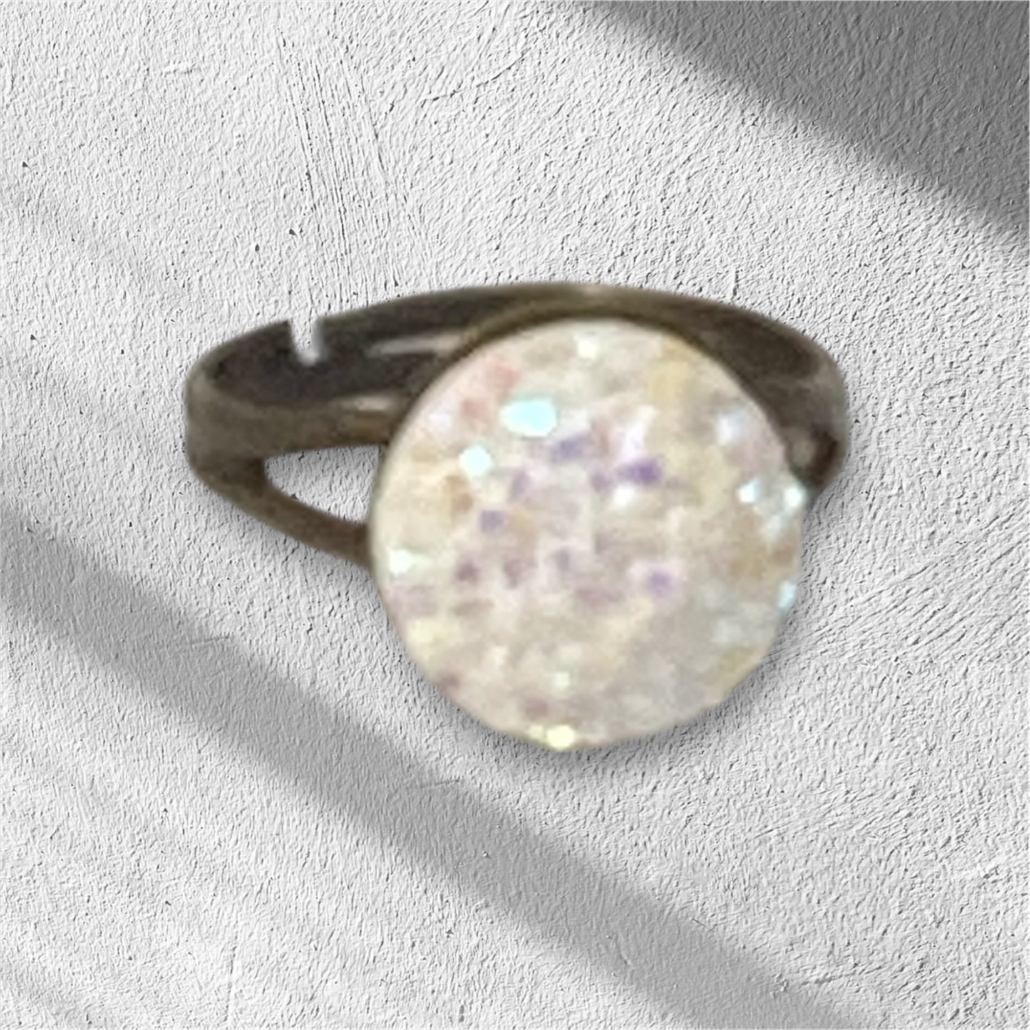 Druzy crystal Rings