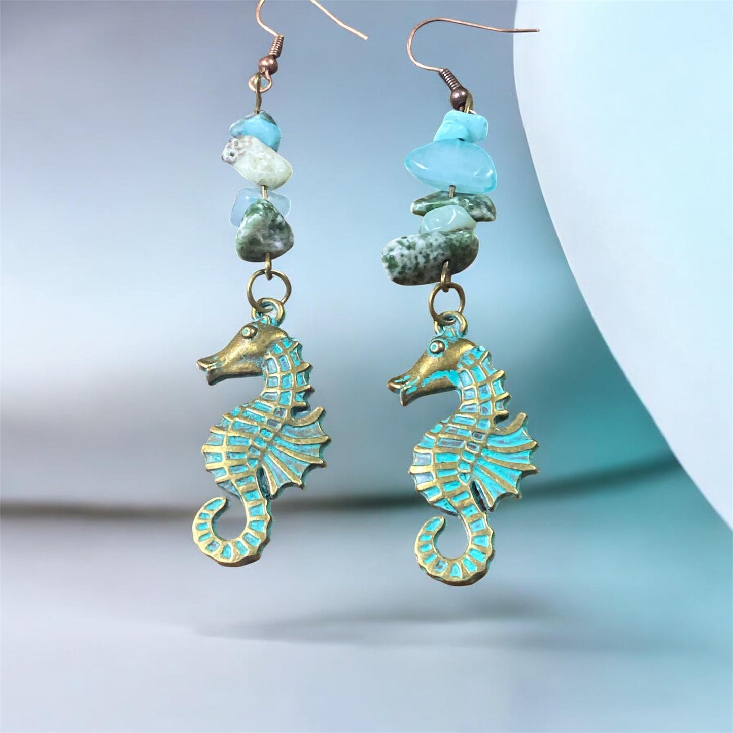 Seahorse earrings